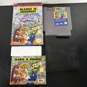 Mario is Missing (Nintendo Entertainment System, 1993) W/ Insert, Manual, Sleeve